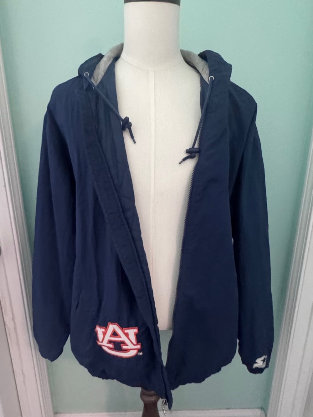 🏈 Auburn Tigers vintage Hooded Jacket – War Eagle! 🧡💙